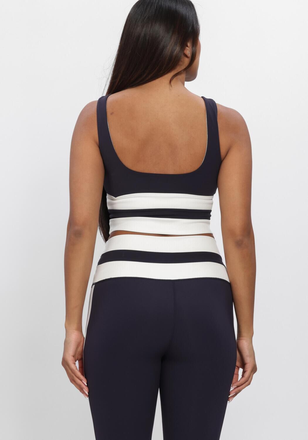 Donkerblauwe HOUSE OF GRAVITY Top DIVINE CROP TOP RIB - large