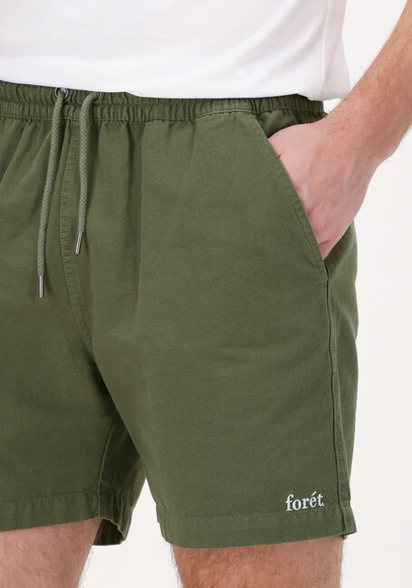 Donkergroene FORÉT Korte broek HOME SHORT - large
