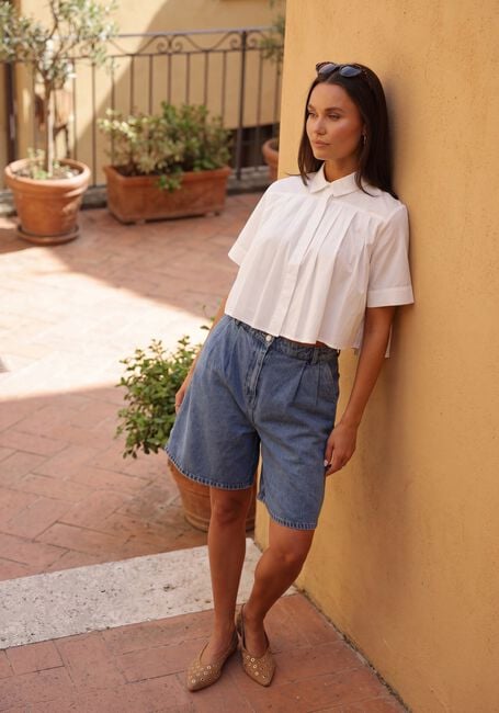 Blauwe NEO NOIR Korte broek ROSEL DENIM SHORTS - large