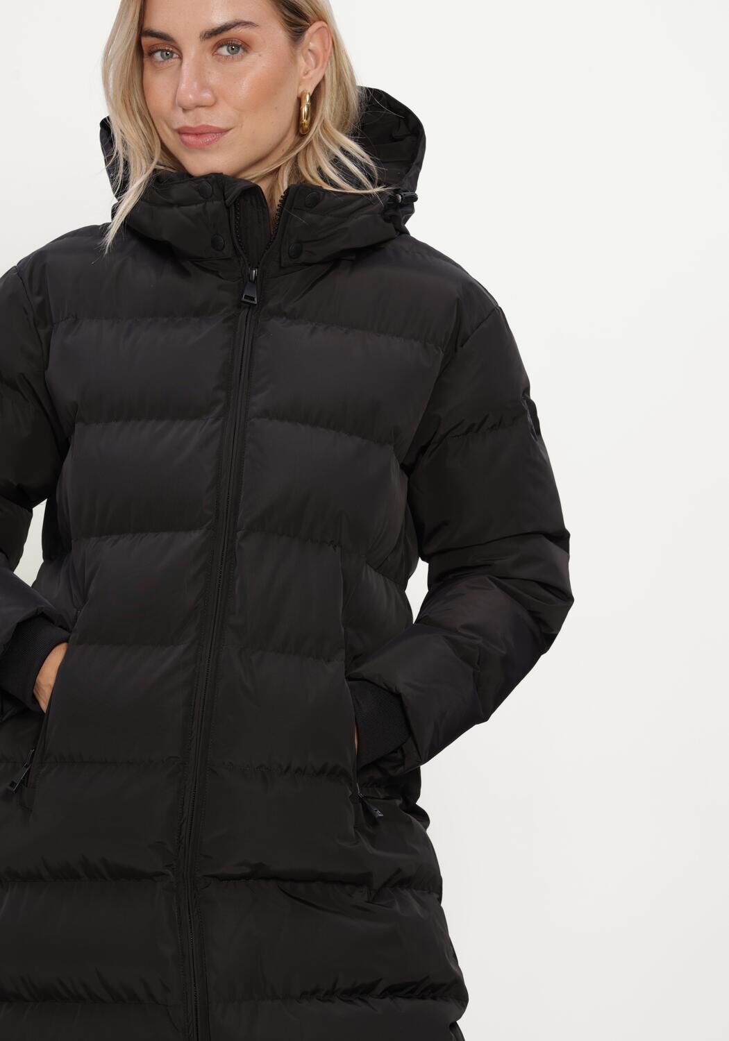 Zwarte AIRFORCE Gewatteerde jas GRACE JACKET - large