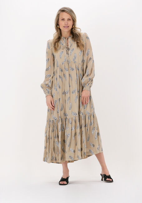 Wyatt Dress | Black camel tartan