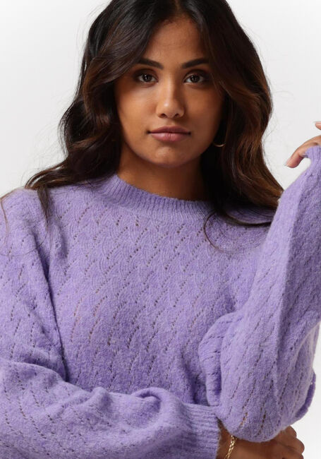 Paarse MSCH COPENHAGEN Trui CORDELIA ALPACA PULLOVER - large