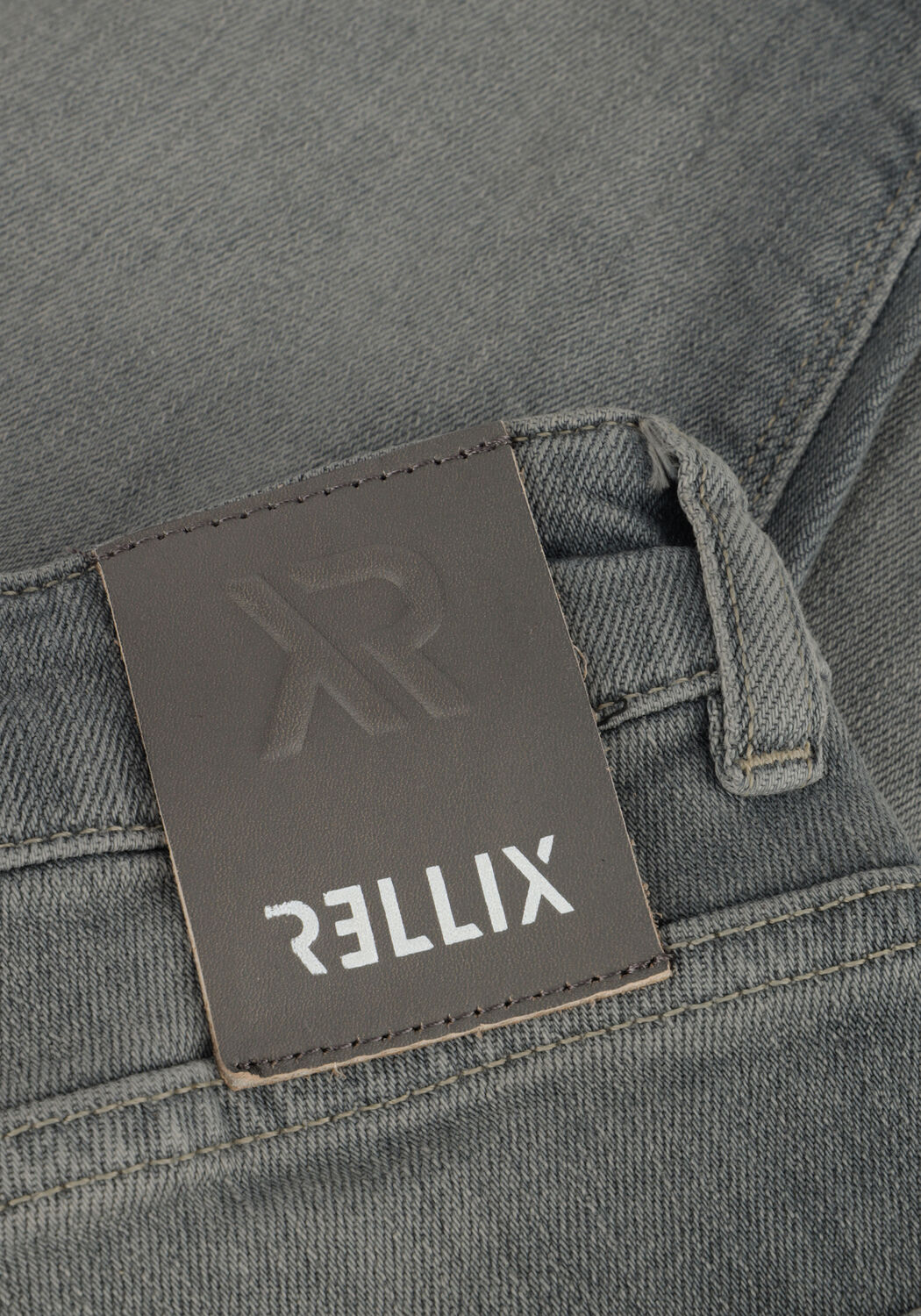 RELLIX Jongens Jeans Denim Short Grey Grijs