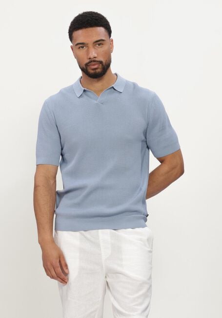 Lichtblauwe SAINT STEVE Polo EVAN-S - large