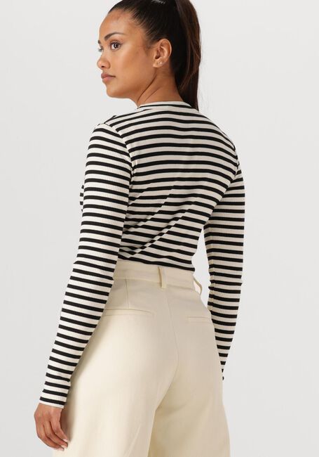 Zwarte INWEAR Tops & T-shirts DAGNAIW STRIPED TSHIRT LS - large