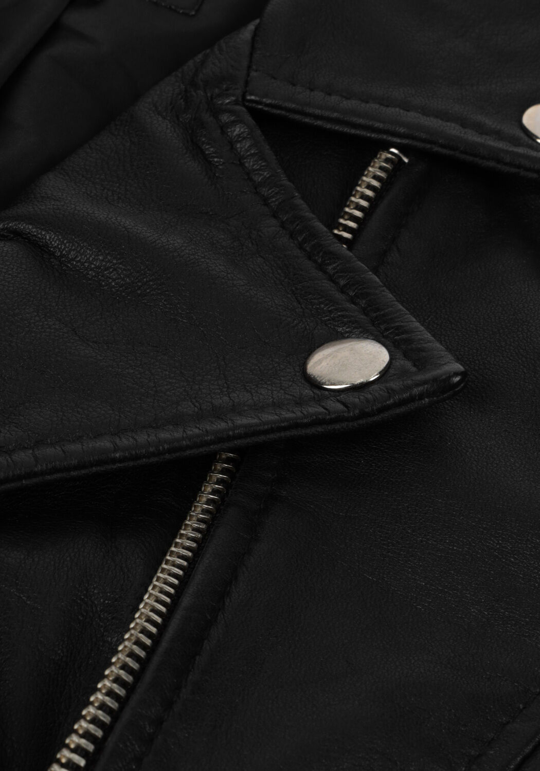 Zwarte GOOSECRAFT Leren jas GC JULIA BIKER - large