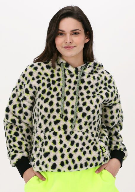 Zwarte UGG Trui W LOYRA SHERPA HOODIE ANIMALIA - large