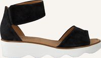 Zwarte GABOR Platte sandalen 610 - medium