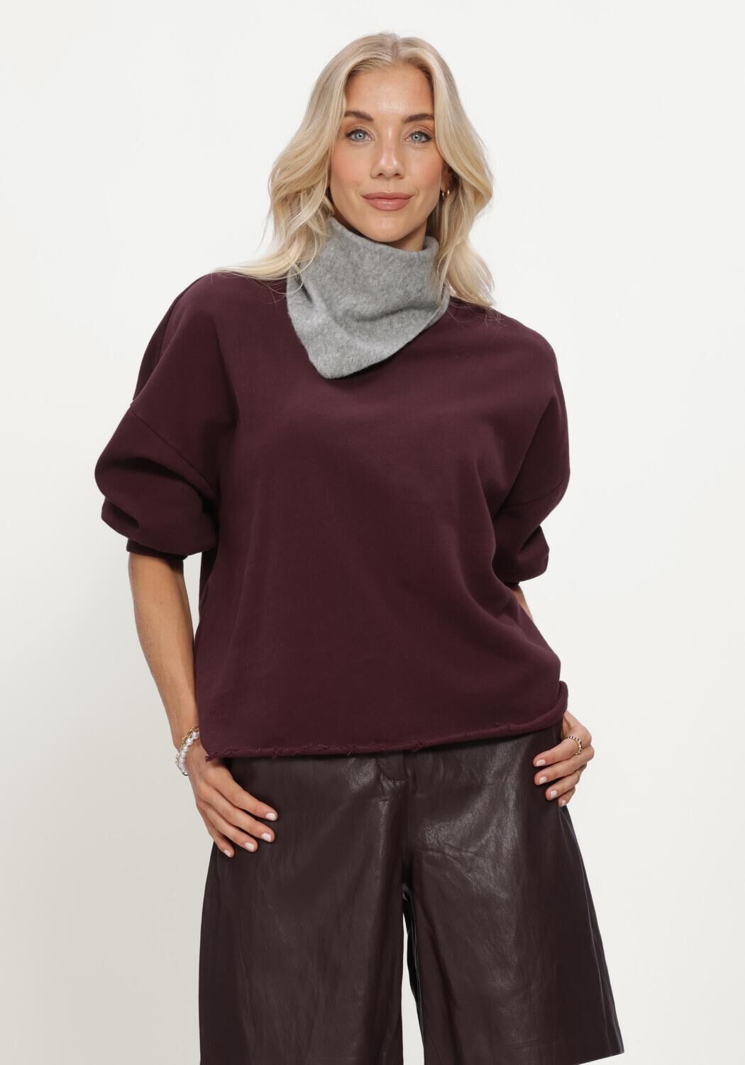 CIRCLE OF TRUST Dames Truien & Vesten Kenzie Sweat Bordeaux