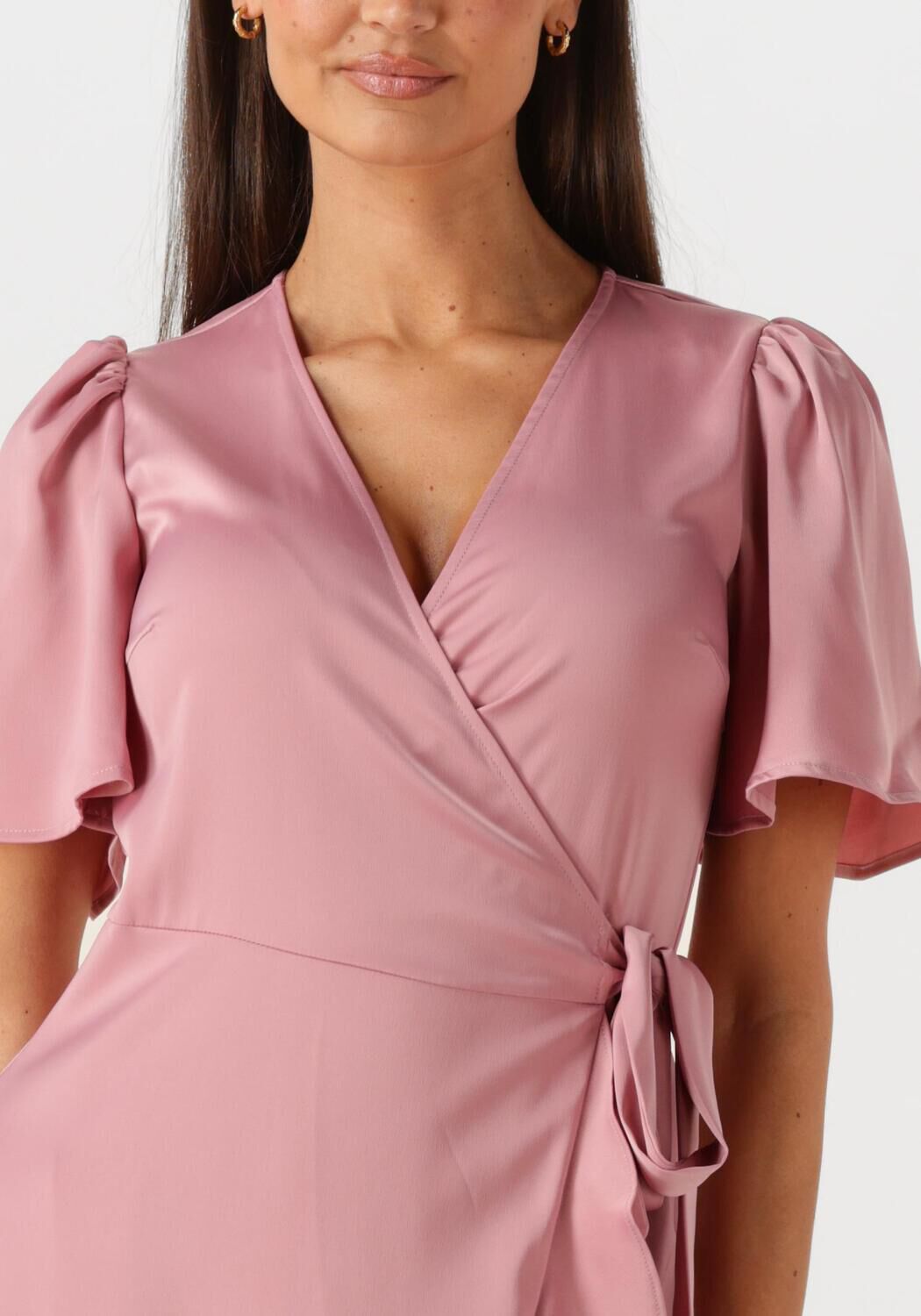 Y.A.S. Dames Jurken Yasthea Midi Wrap Dress Roze