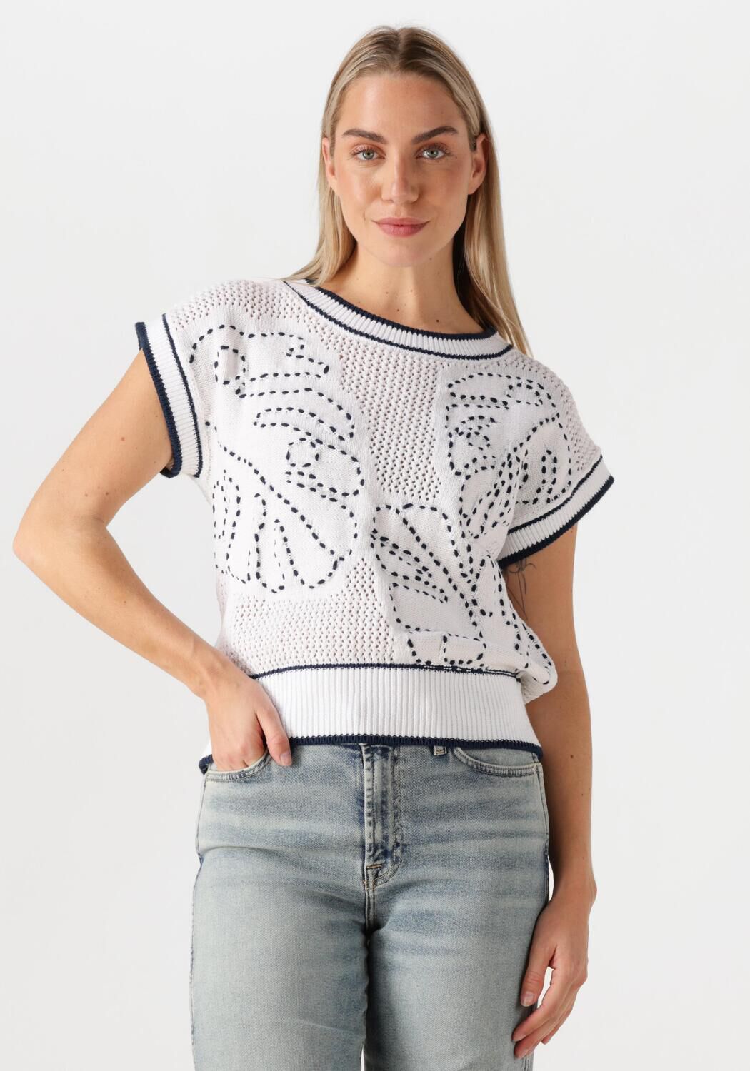 PENN & INK Dames Tops & T-shirts Singlet Wit