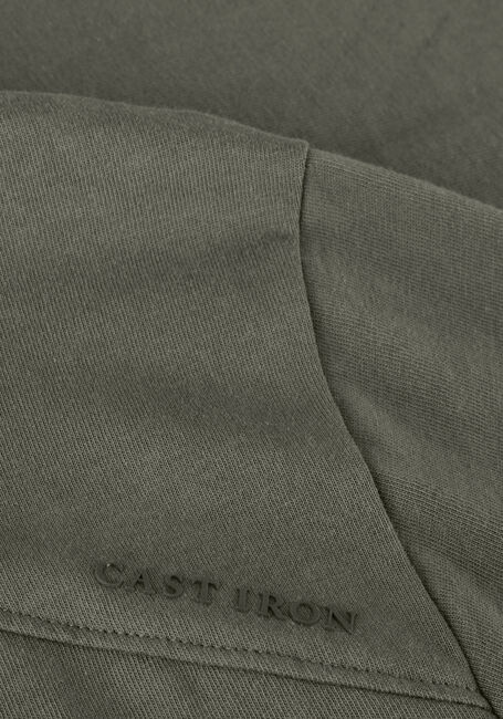 Groene CAST IRON T-shirt SHORT SLEEVE R-NECK HEAVY CO JERSEY REGULAR FIT - large