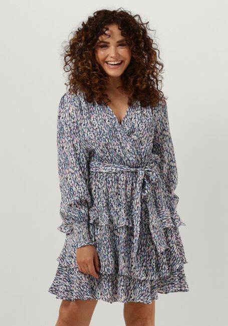 Blauwe NEO NOIR Mini jurk DENNIE COLOR HAZE DRESS - large