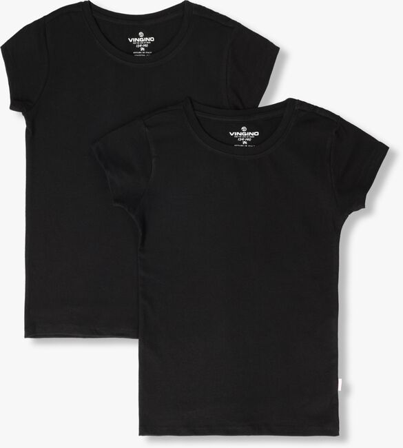 Zwarte VINGINO T-shirt GIRLS T-SHIRT (2-PACK) - large