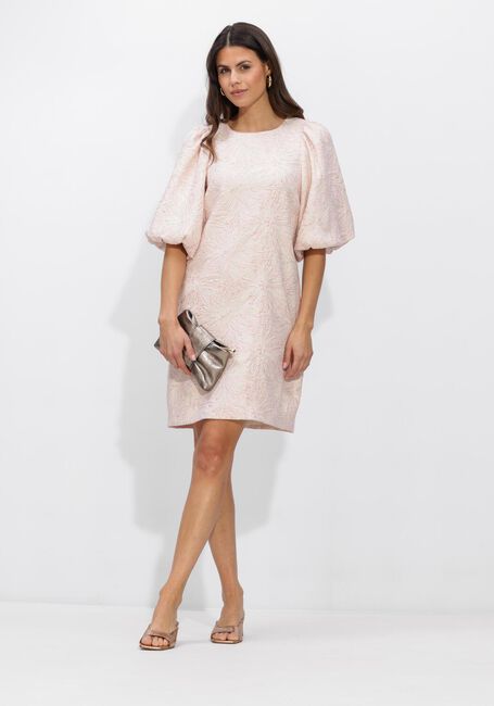 Roze NOTRE-V Mini jurk NV-HENDERIKA BROCADE DRESS - large