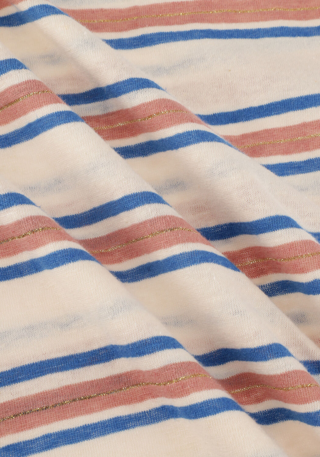 Blauwe BY-BAR Top DIEDE TROPICO STRIPE TOP - large