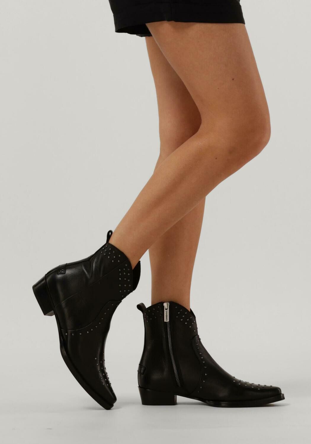 Zwarte SHABBIES BY WENDY Enkellaarsjes WENDY SHS1503 | Omoda