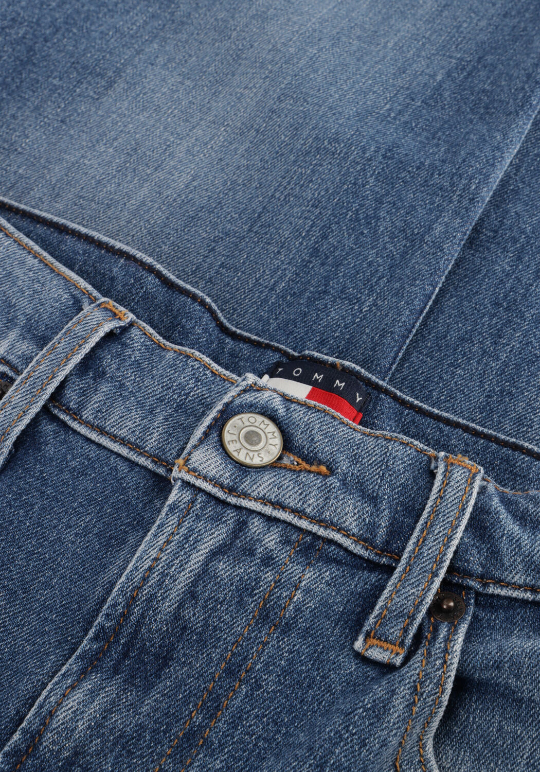 Blauwe TOMMY JEANS Straight leg jeans LAYLA HR SLIM STR BI0134 - large