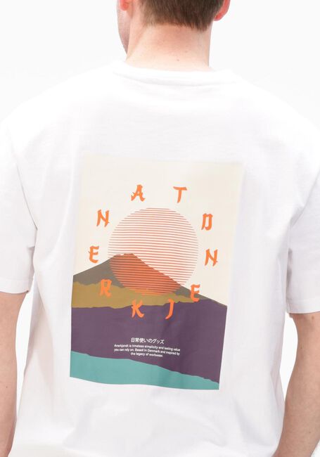 Witte ANERKJENDT T-shirt KVILLADS SUN TEE - large