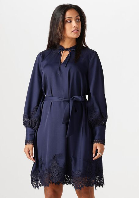 Donkerblauwe BRUUNS BAZAAR Mini jurk FELICIA DRESS - large