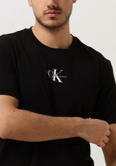 Zwarte CALVIN KLEIN T-shirt MONOLOGO REGULAR TEE - large