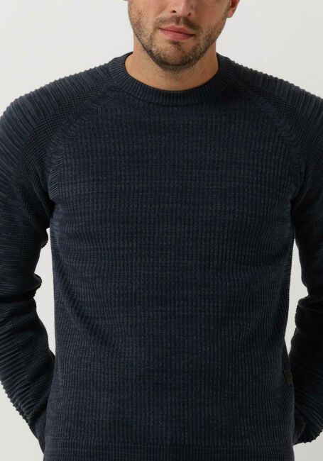 Blauwe G-STAR RAW Trui 3D BIKER R KNIT - large