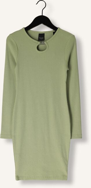 Groene NIK & NIK Midi jurk PRESLEY RIB DRESS Groene NIK & NIK Midi jurk PRESLEY RIB DRESS - large