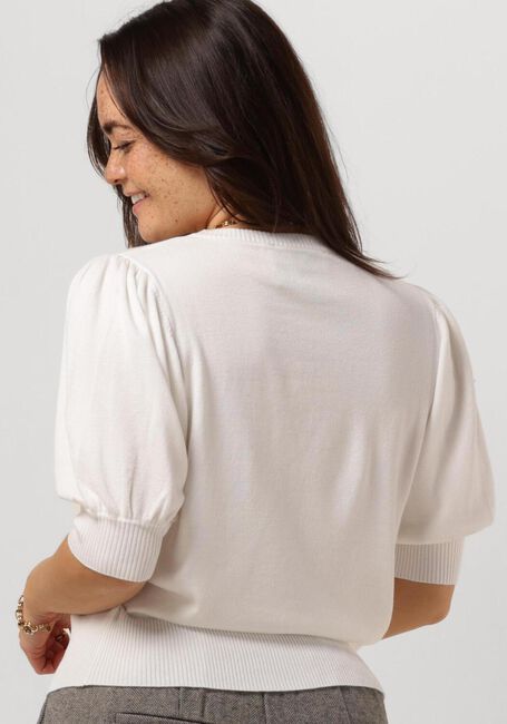Gebroken wit MINUS Top LIVA KNIT TEE - large