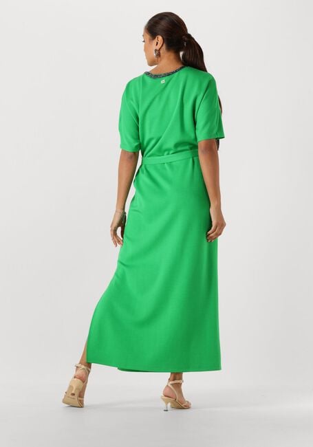 Groene POM AMSTERDAM Maxi jurk DRESS MACY PALM GREEN - large