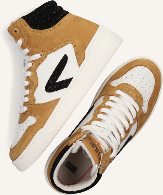 Gele HUB Hoge sneakers COURT-Z HIGH Gele HUB Hoge sneakers COURT-Z HIGH - large