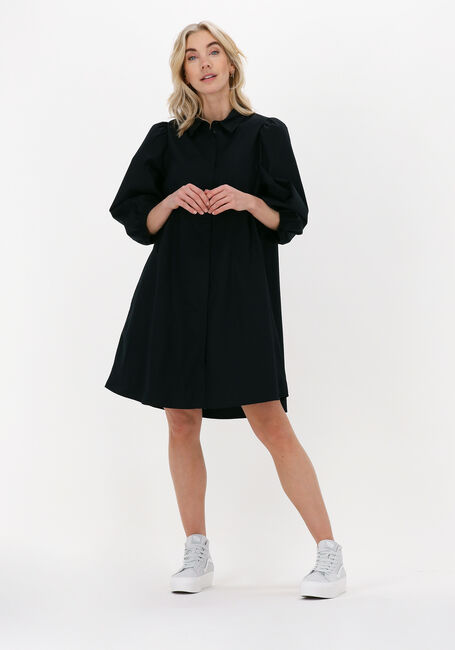 Zwarte MSCH COPENHAGEN Mini jurk PETRONIA 3/4 SHIRT DRESS - large
