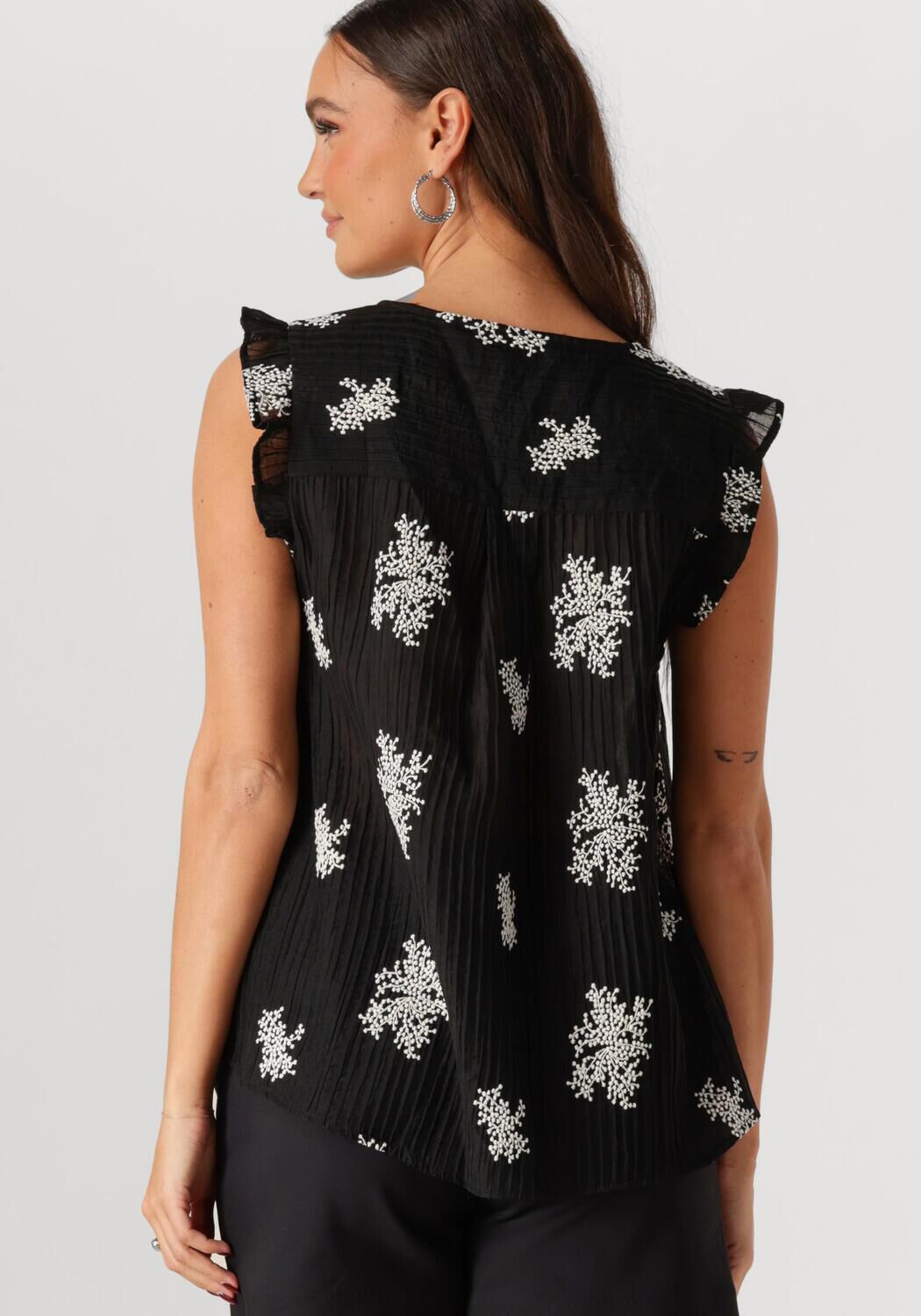 NUKUS Dames Tops & T-shirts Montel Top Zwart