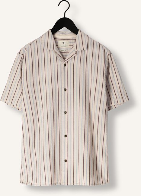 Beige ANERKJENDT Casual overhemd AKLEON S/S STRUCTURE SHIRT Beige ANERKJENDT Casual overhemd AKLEON S/S STRUCTURE SHIRT - large