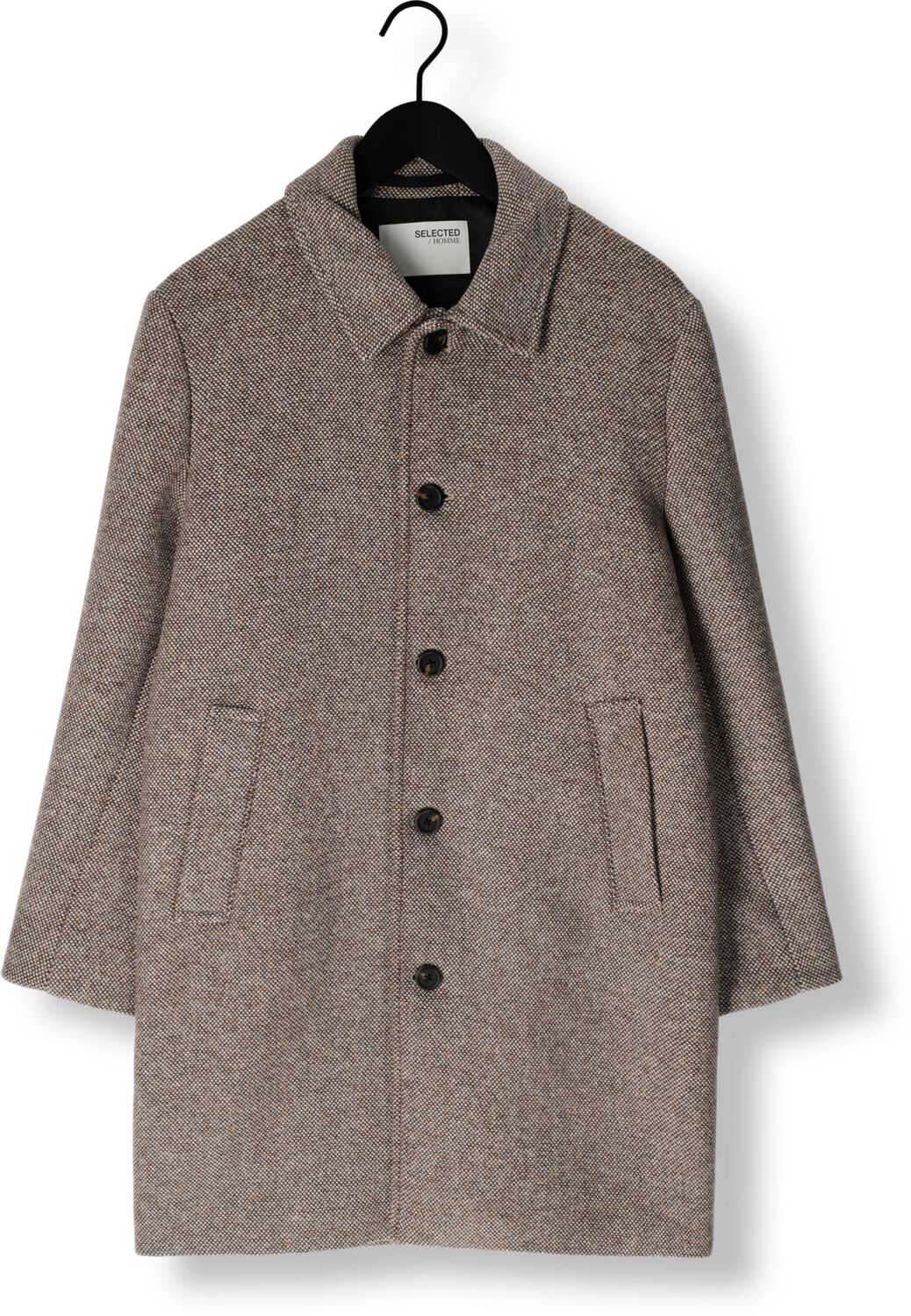 SELECTED HOMME Heren Jassen Slharchive Car Coat Beige