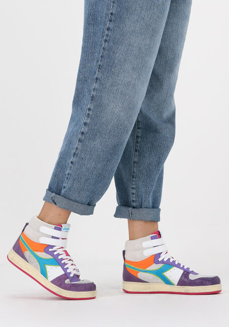 Paarse DIADORA Hoge sneakers MAGIC BASKET MID ICONA WOMAN - large