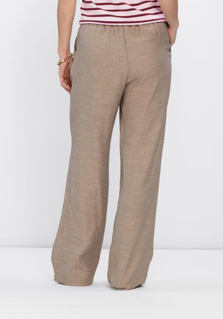 Taupe Y.A.S. Wijde broek YASRINA MW PANT - large