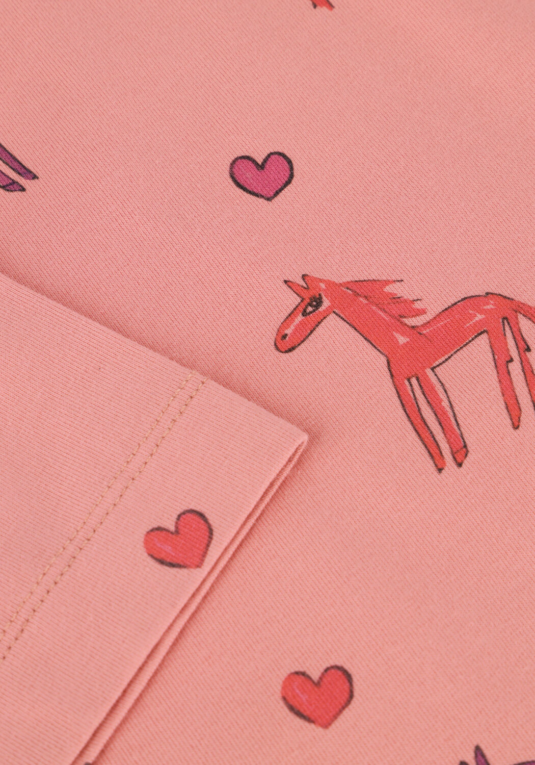 DAILY BRAT Meisjes Tops & T-shirts Stardust Horse Tshirt Roze
