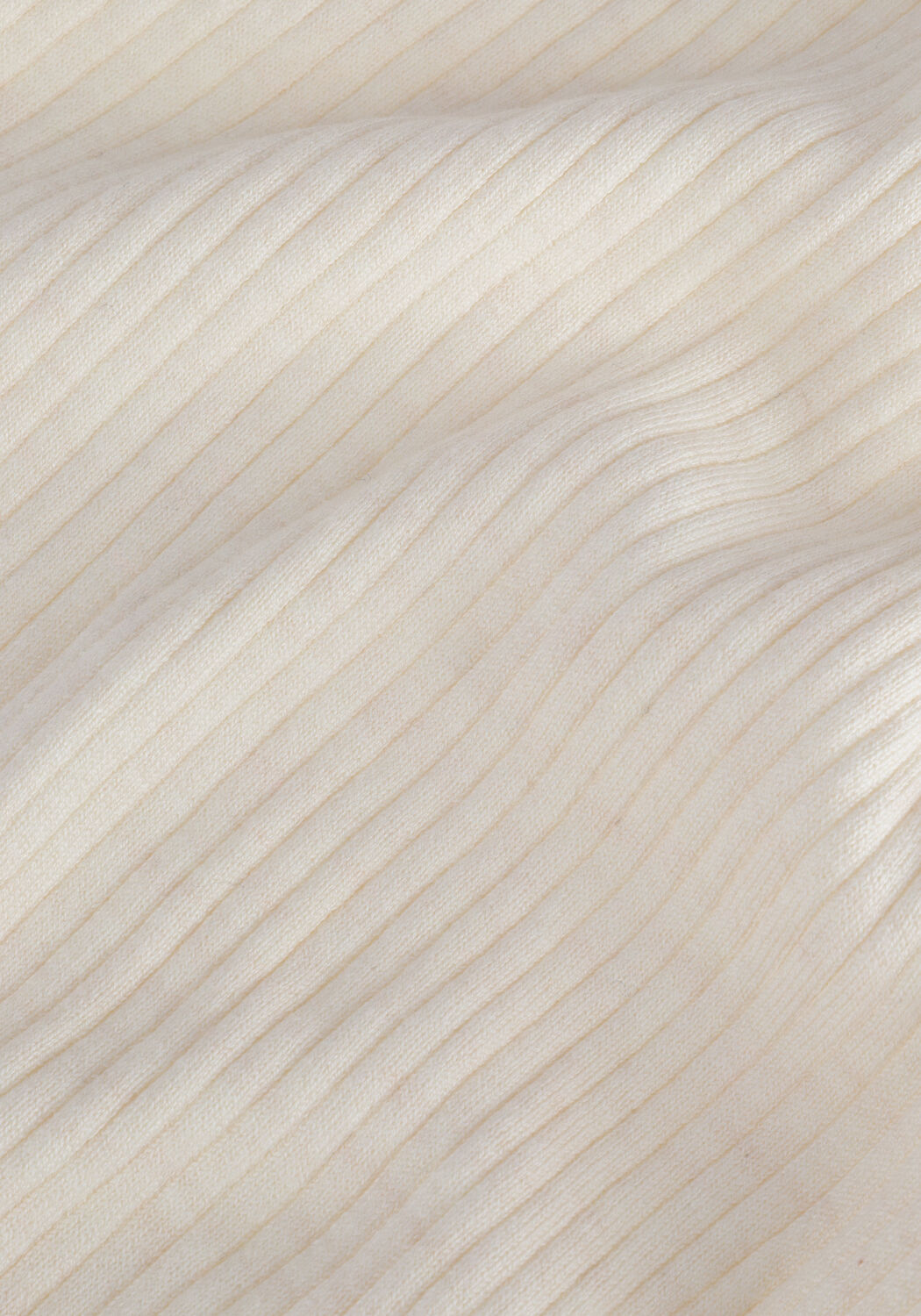 Creme SELECTED WOMEN Trui LYDIA NEW RIB LS KNIT O-NECK B - large