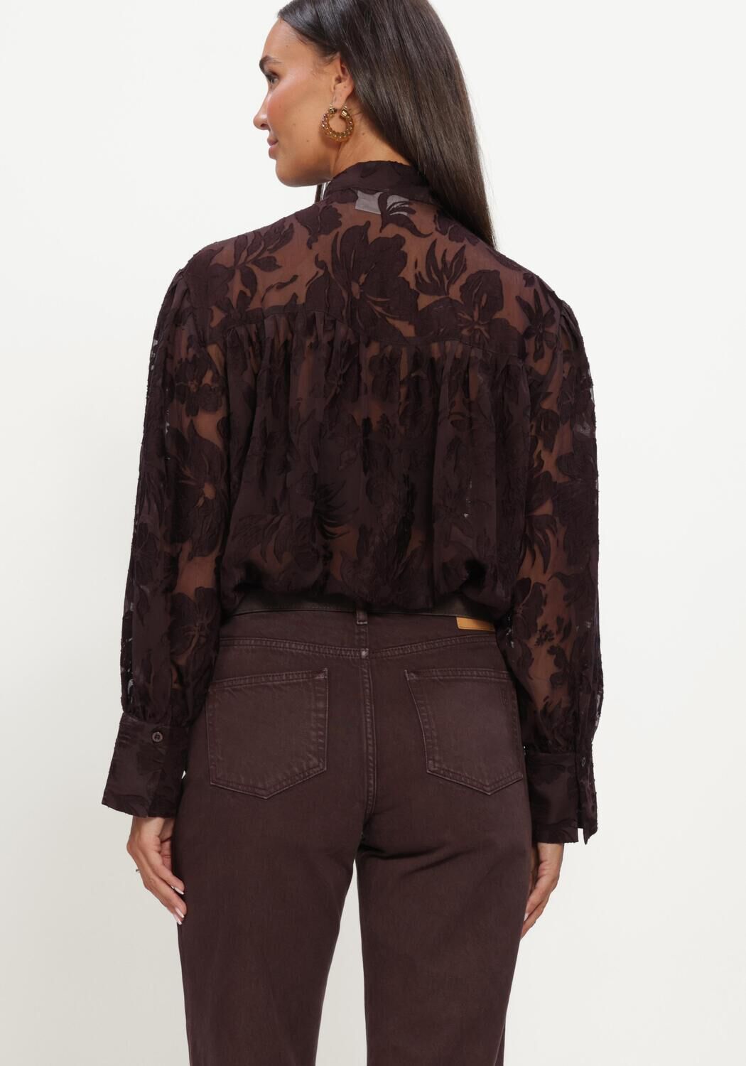 Bruine MY ESSENTIAL WARDROBE Blouses MWENYA BLOUSE - large