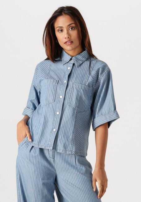 Lichtblauwe AAIKO Blouses SERENE STRIPE CO 568 - large