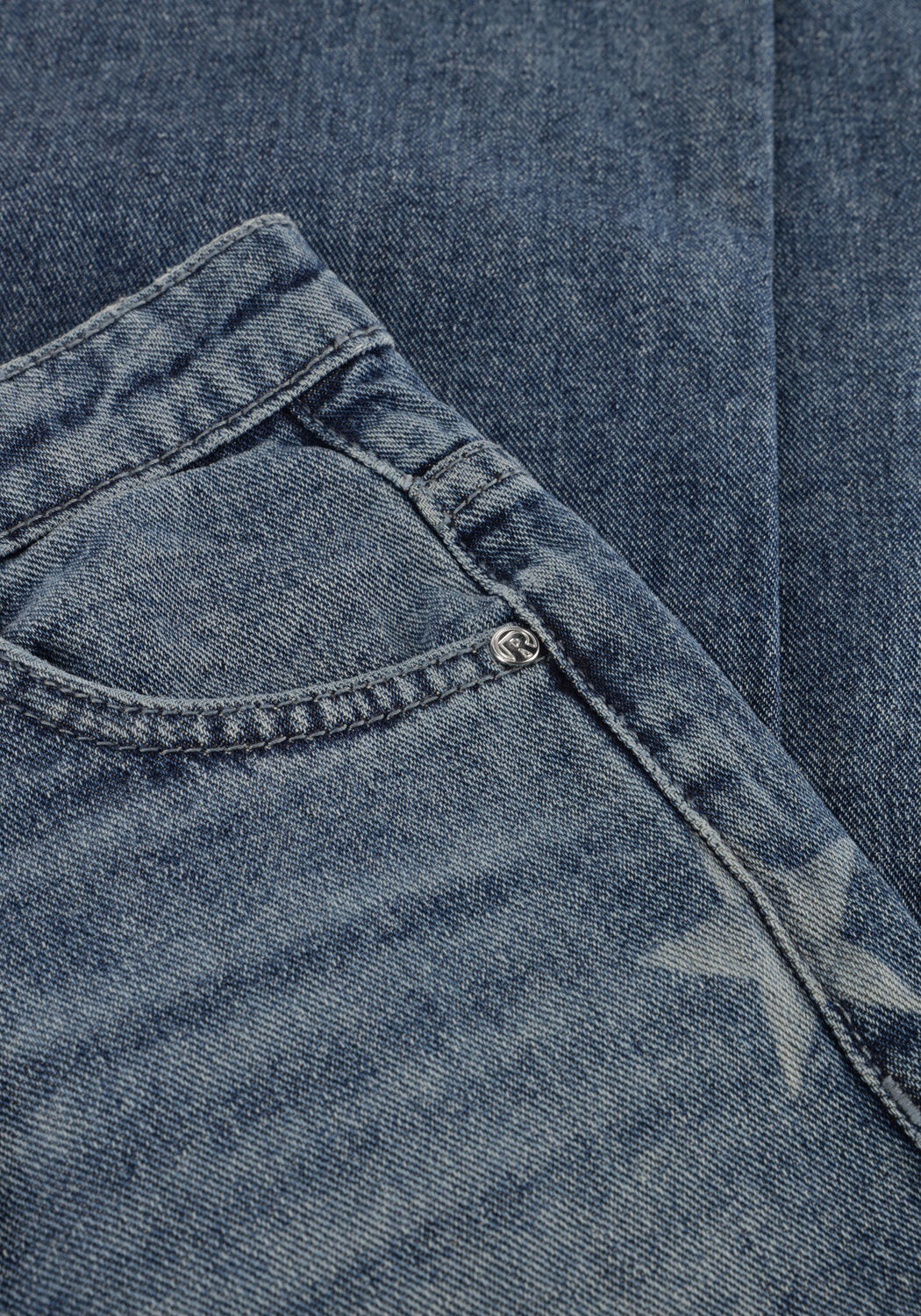 Blauwe RAIZZED Wide jeans MONACO STAR - large