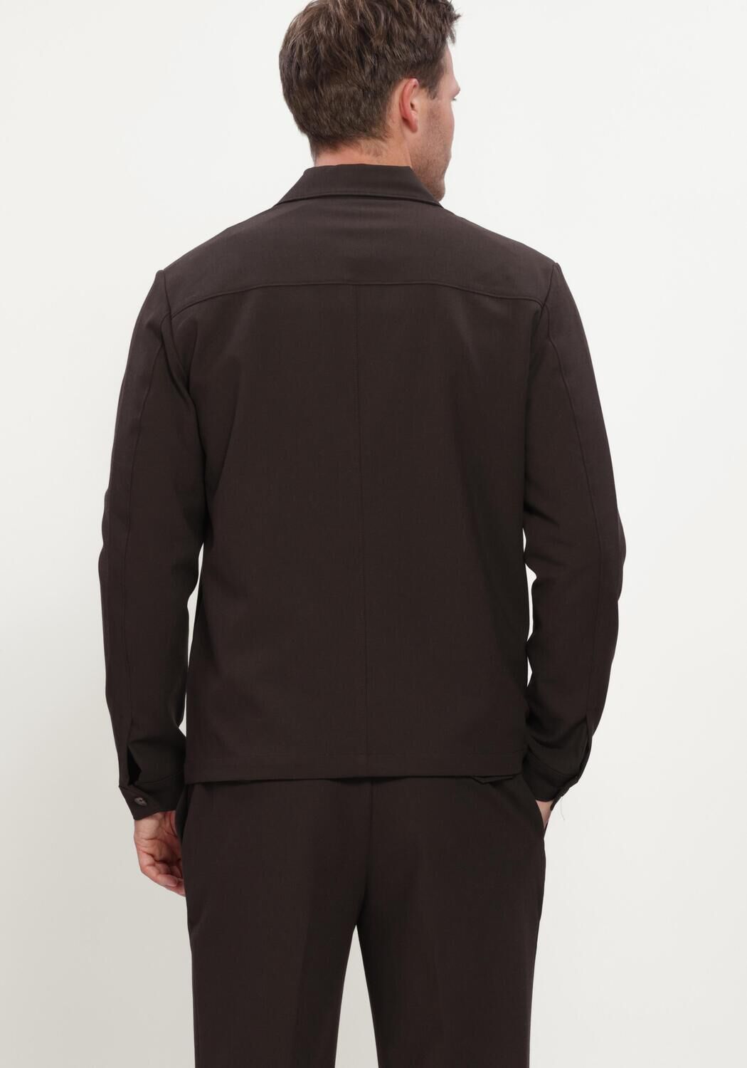 STEFANO LAURAN Heren Overshirts Sl-calvin Bruin
