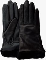 Zwarte UGG Handschoenen CLASSIC LEATHER SMART GLOVE - medium