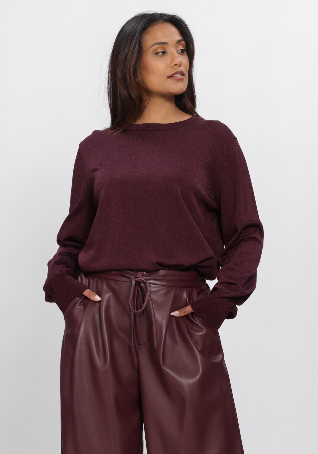 Bordeaux AMAYA AMSTERDAM Trui JADYN KNITWEAR - large