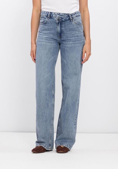 Blauwe CO'COUTURE Broeken RUTHIECC ASYM WIDE LL JEANS - large