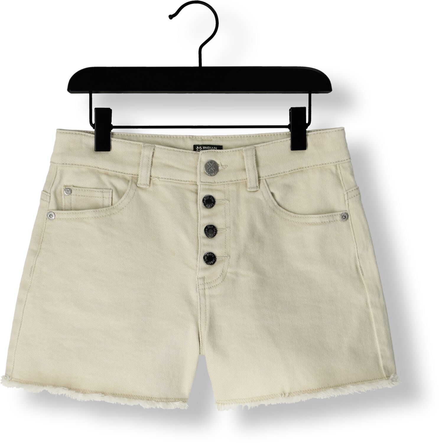 INDIAN BLUE JEANS Meisjes Jeans Wide Denim Short Sand Beige