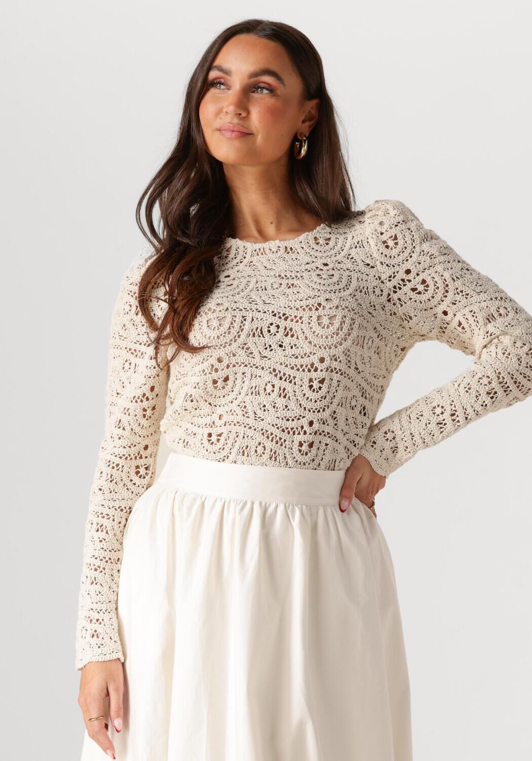 COPENHAGEN MUSE Dames Truien & Vesten Karla Blouse Beige