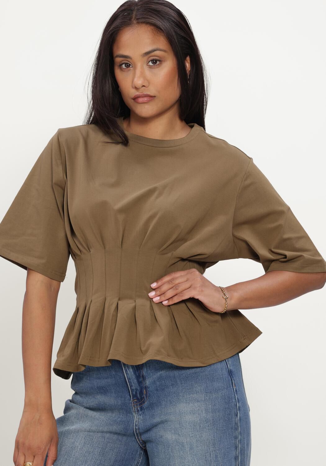 Groene GESTUZ Blouses GZINEZ TEE - large