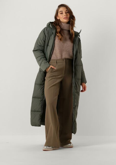 Groene ANOTHER LABEL Gewatteerde jas MILLE LONG PUFFER - large