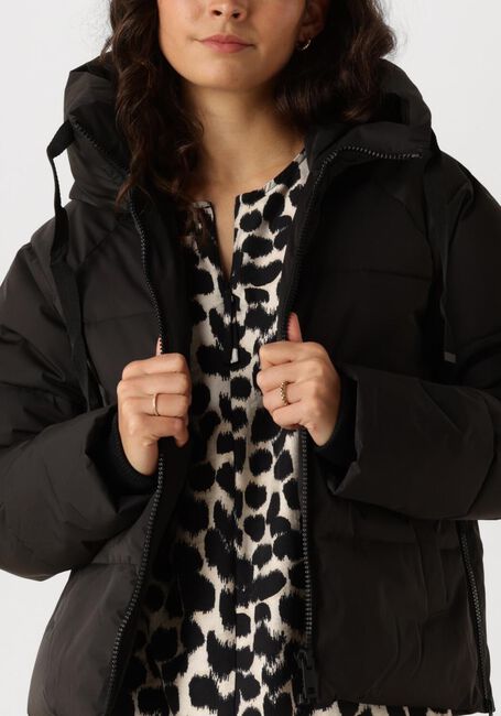 Zwarte MSCH COPENHAGEN Gewatteerde jas MSCHPAVINARIA SHORT JACKET - large
